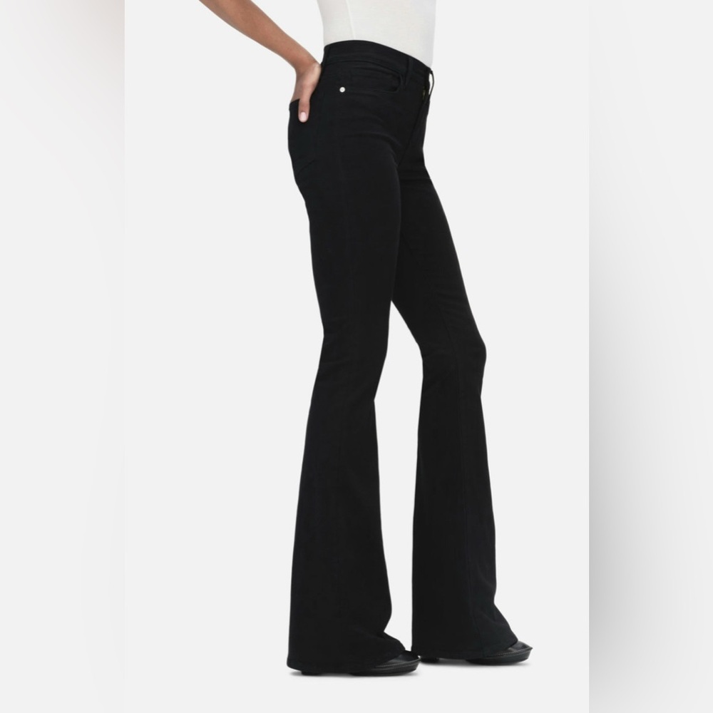 FRAME Black Le High Flare Super Stretch Jeans Sz 28 - Picture 7 of 13